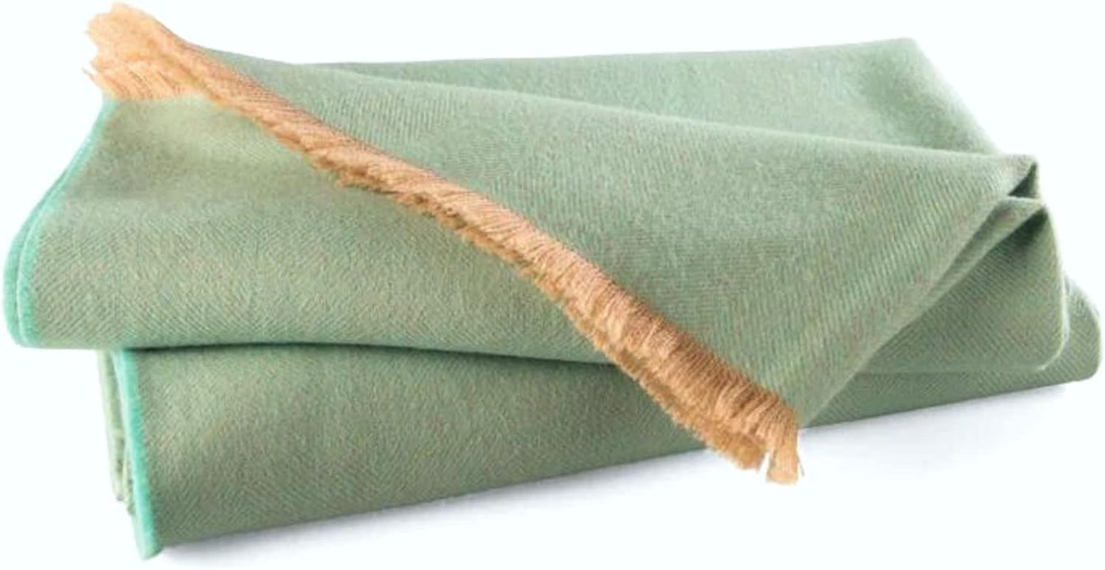 Alpaca Wool Blanket – Green Design