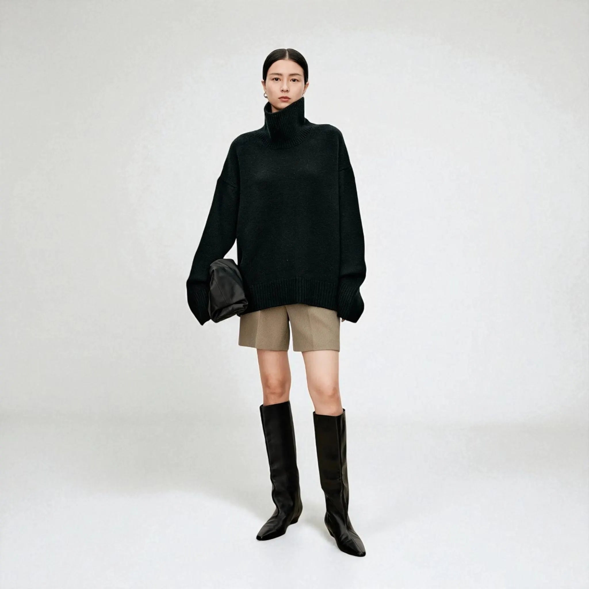 Merino Wool Sweater – Loose Design