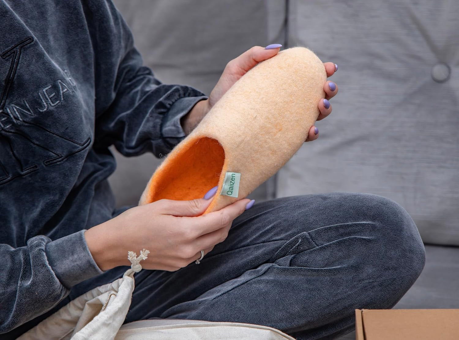 Merino Wool Handmade Slippers – Soft