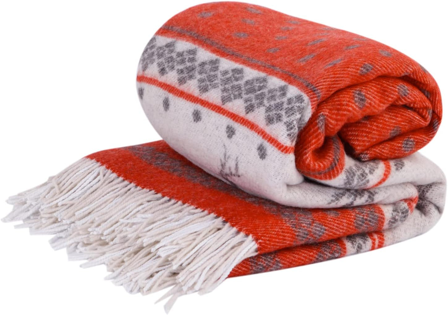 Merino Throw Blanket - Gradient Square