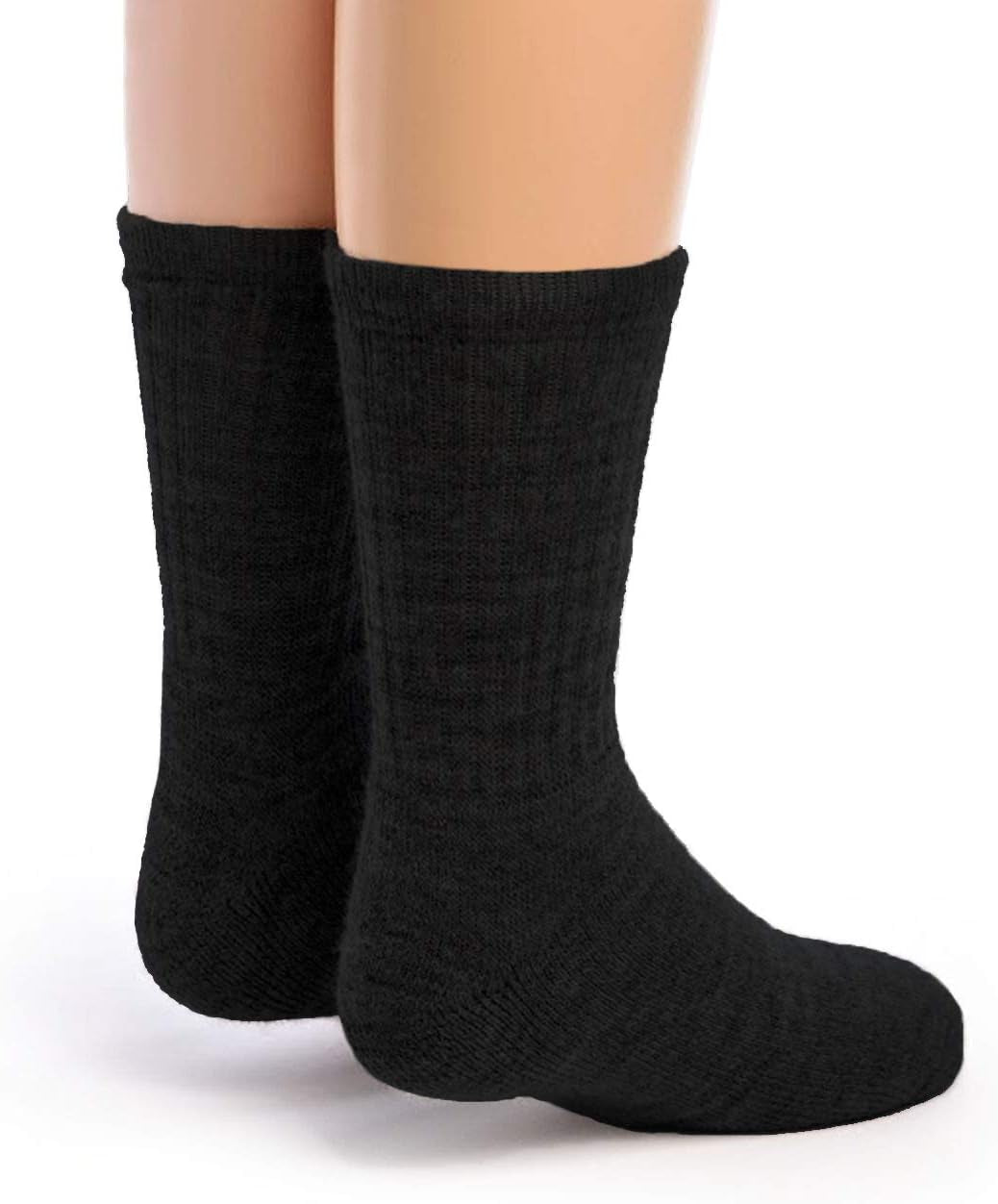 Alpaca Wool Socks – Black Warmth
