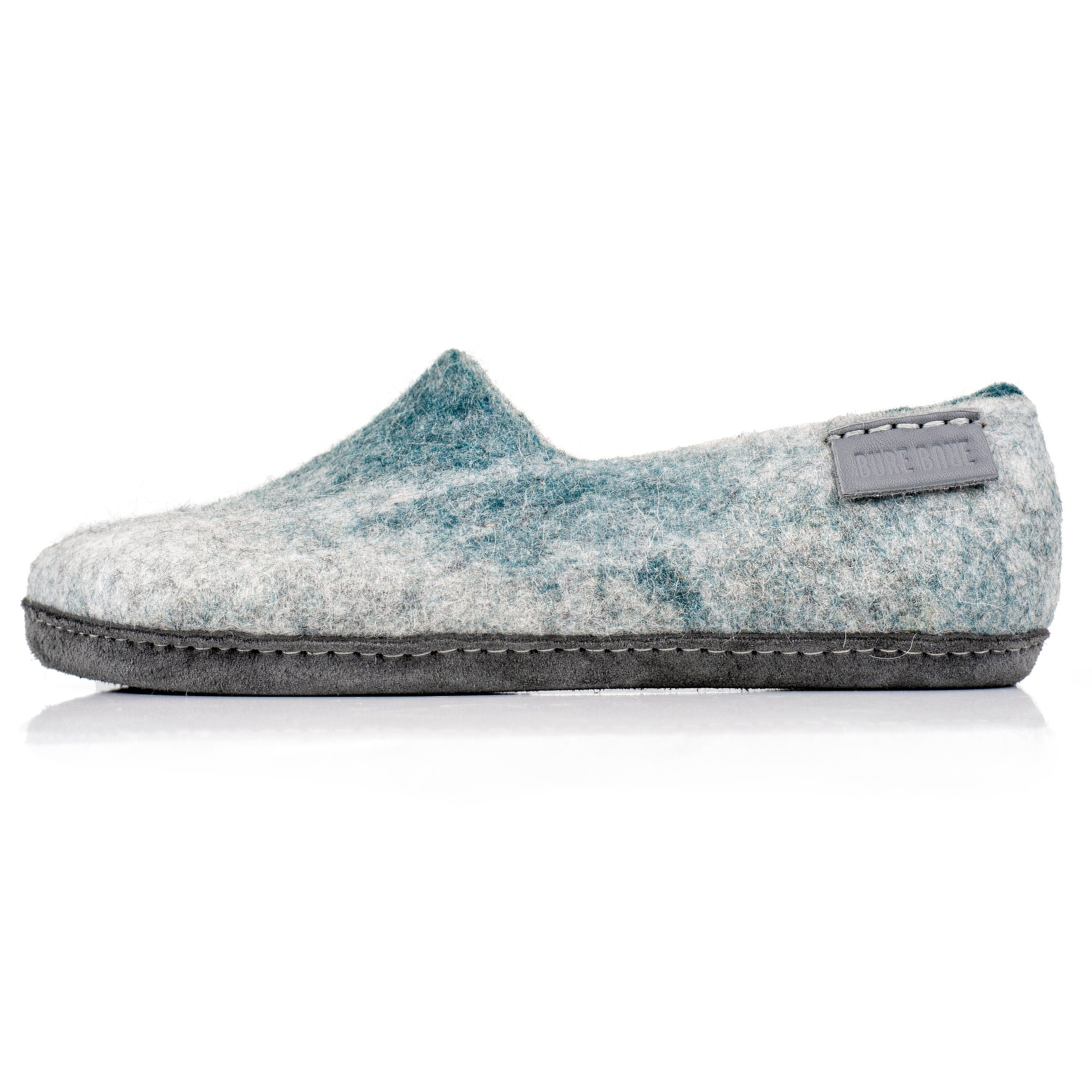 Alpaca Slippers – Light Grey Ombre