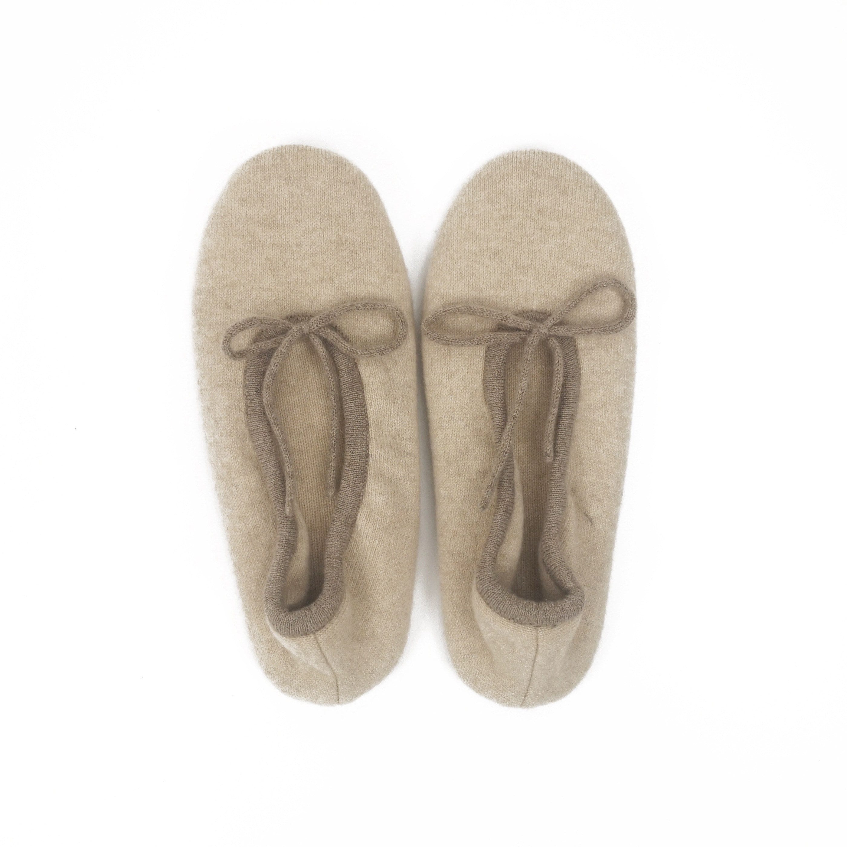 Cashmere Knitted Slippers – Handmade