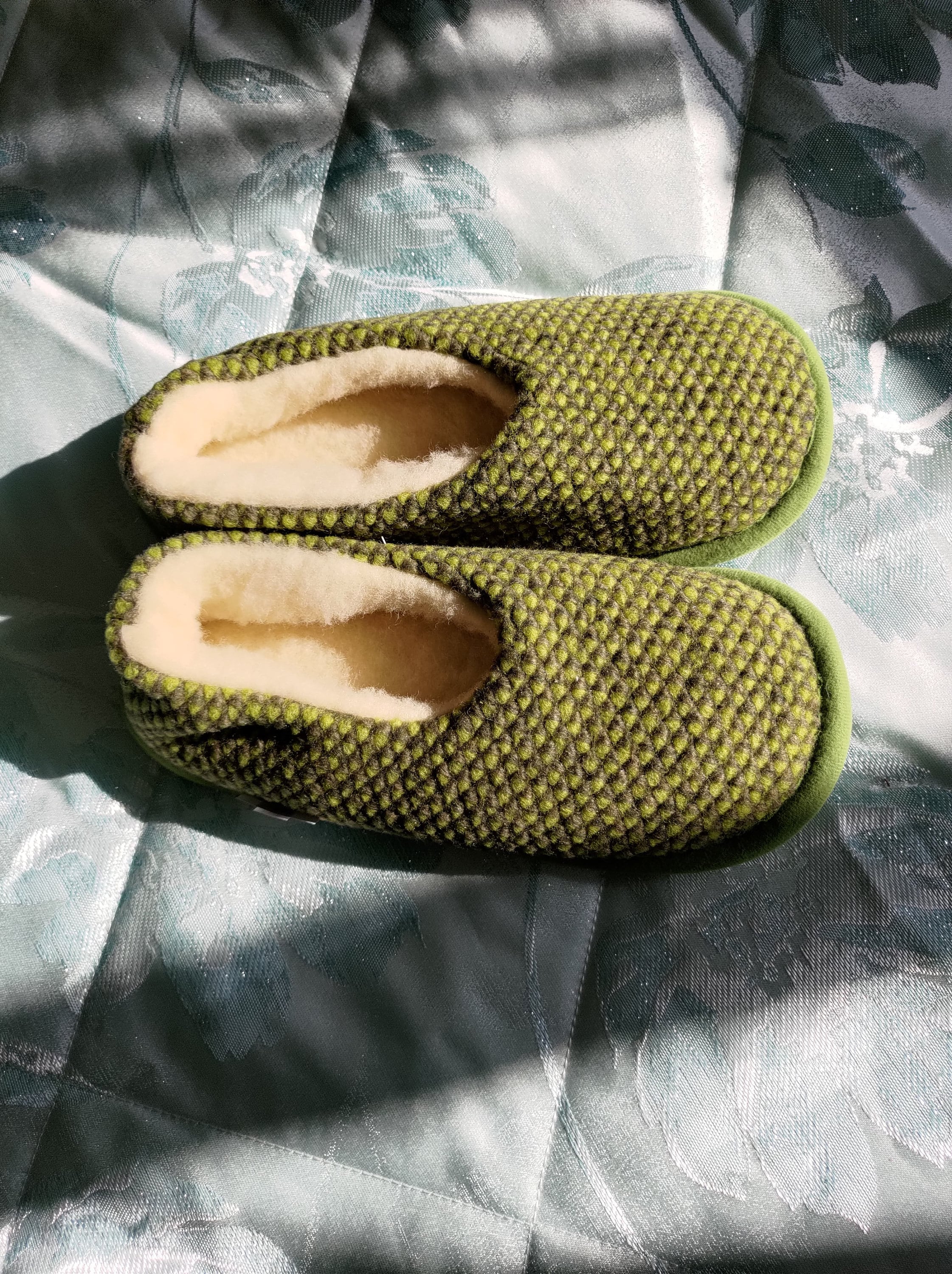 Merino Wool Slippers - Winter Design