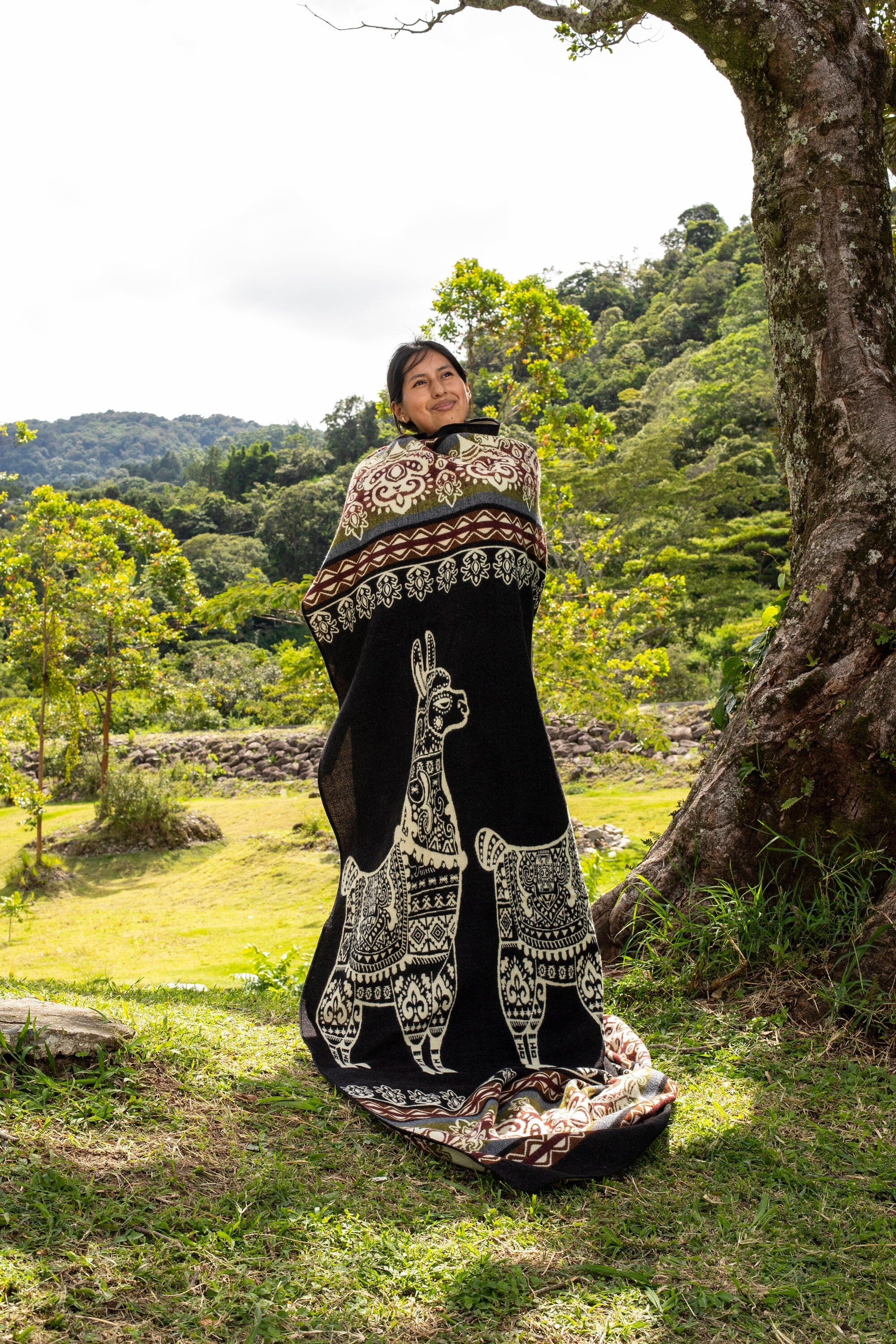 Alpaca Wool Sofa Throw – Generous Warmth