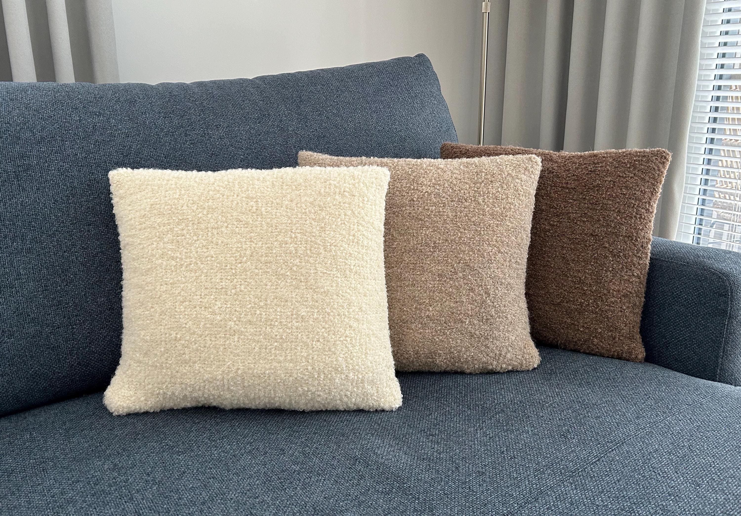 Alpaca Pillow Cover – Hand-Knitted
