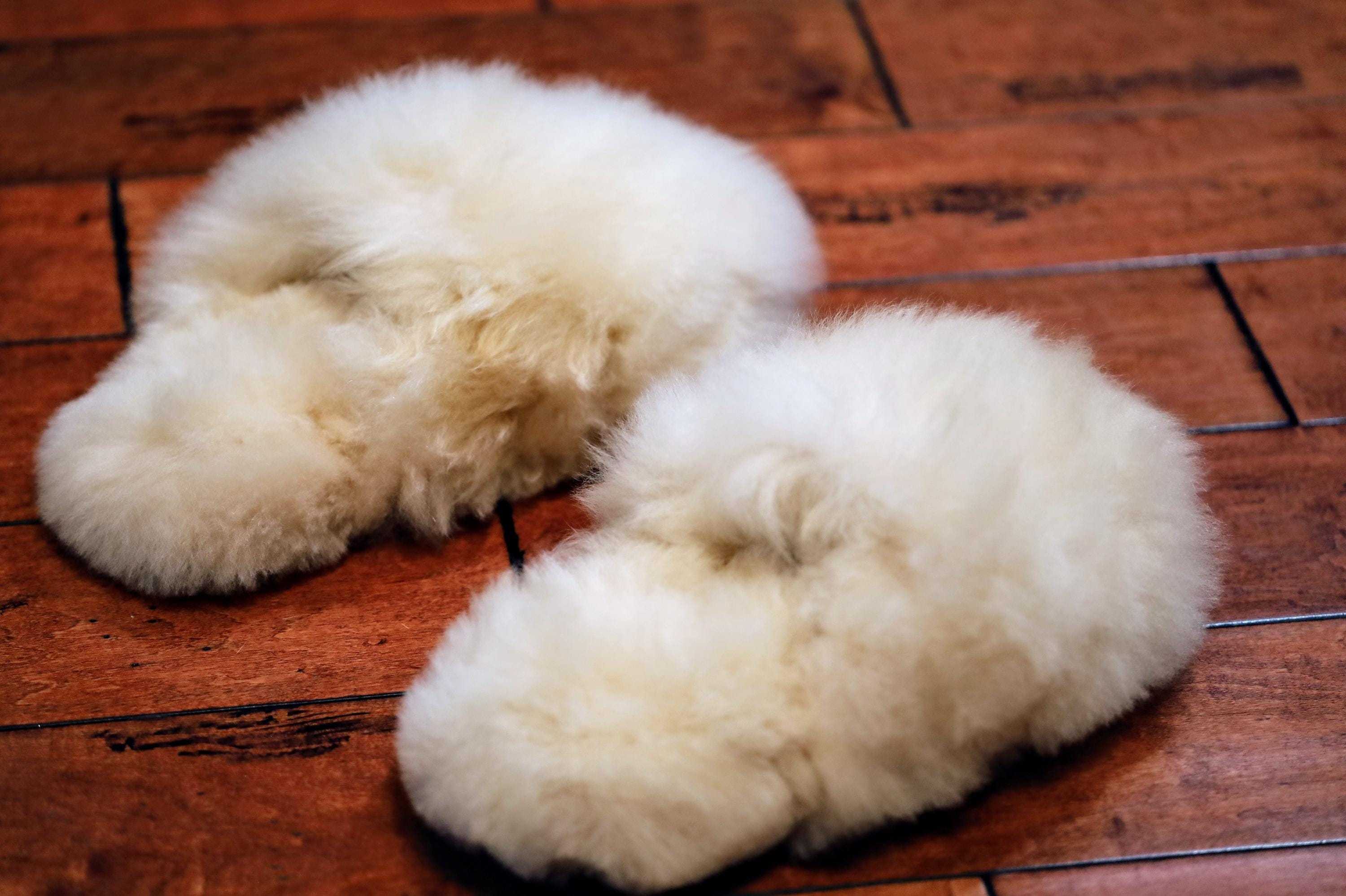Alpaca Slippers – Champagne