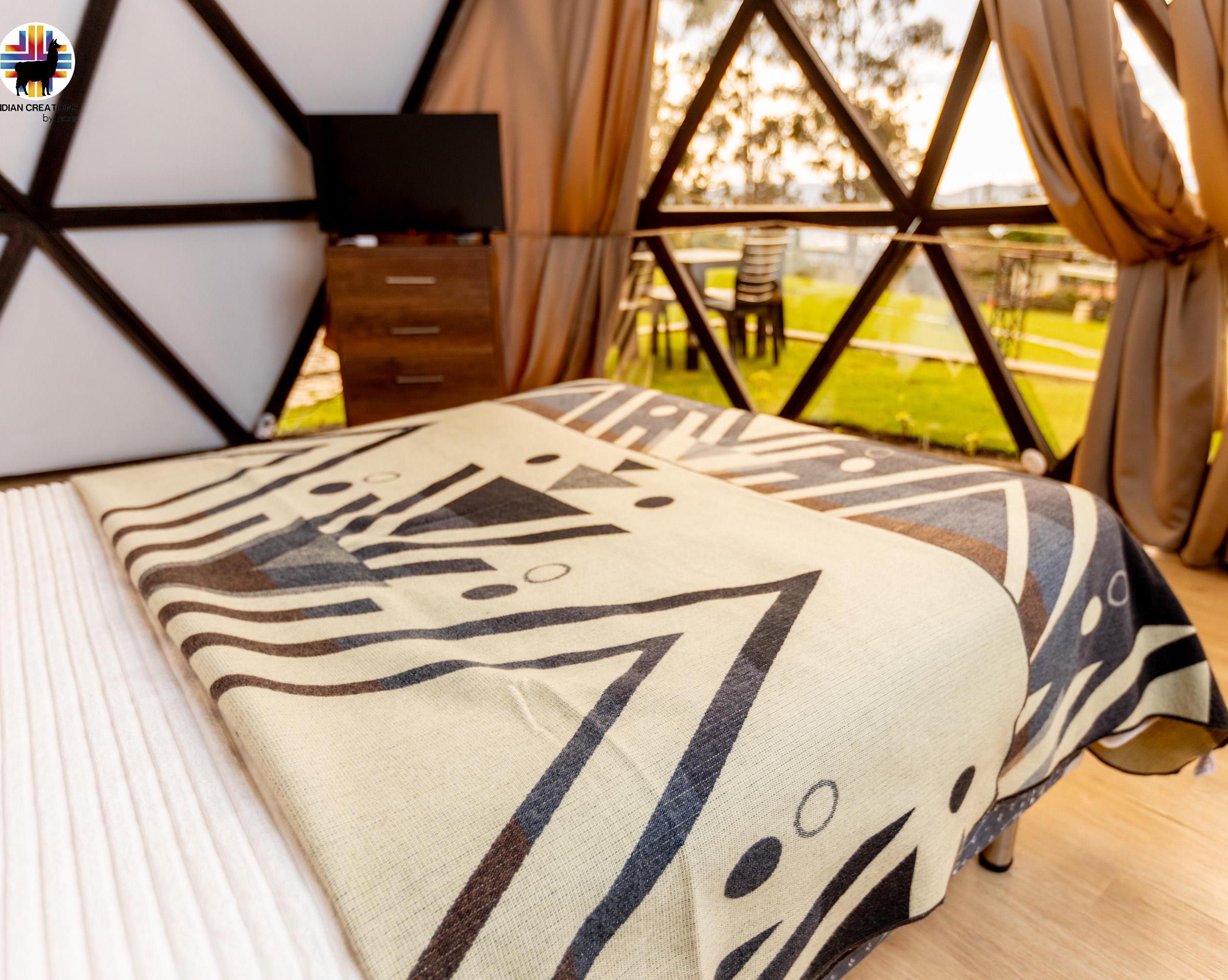 Handcrafted Alpaca Sofa Throw – Artisan Quality