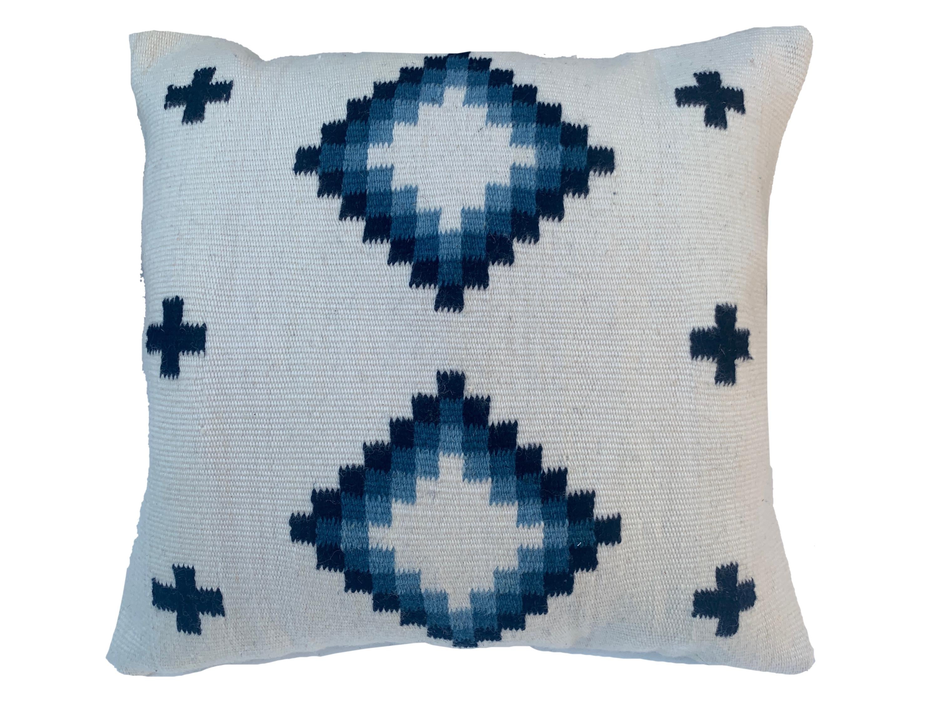 Merino Pillow Cover – Indigo Dyed