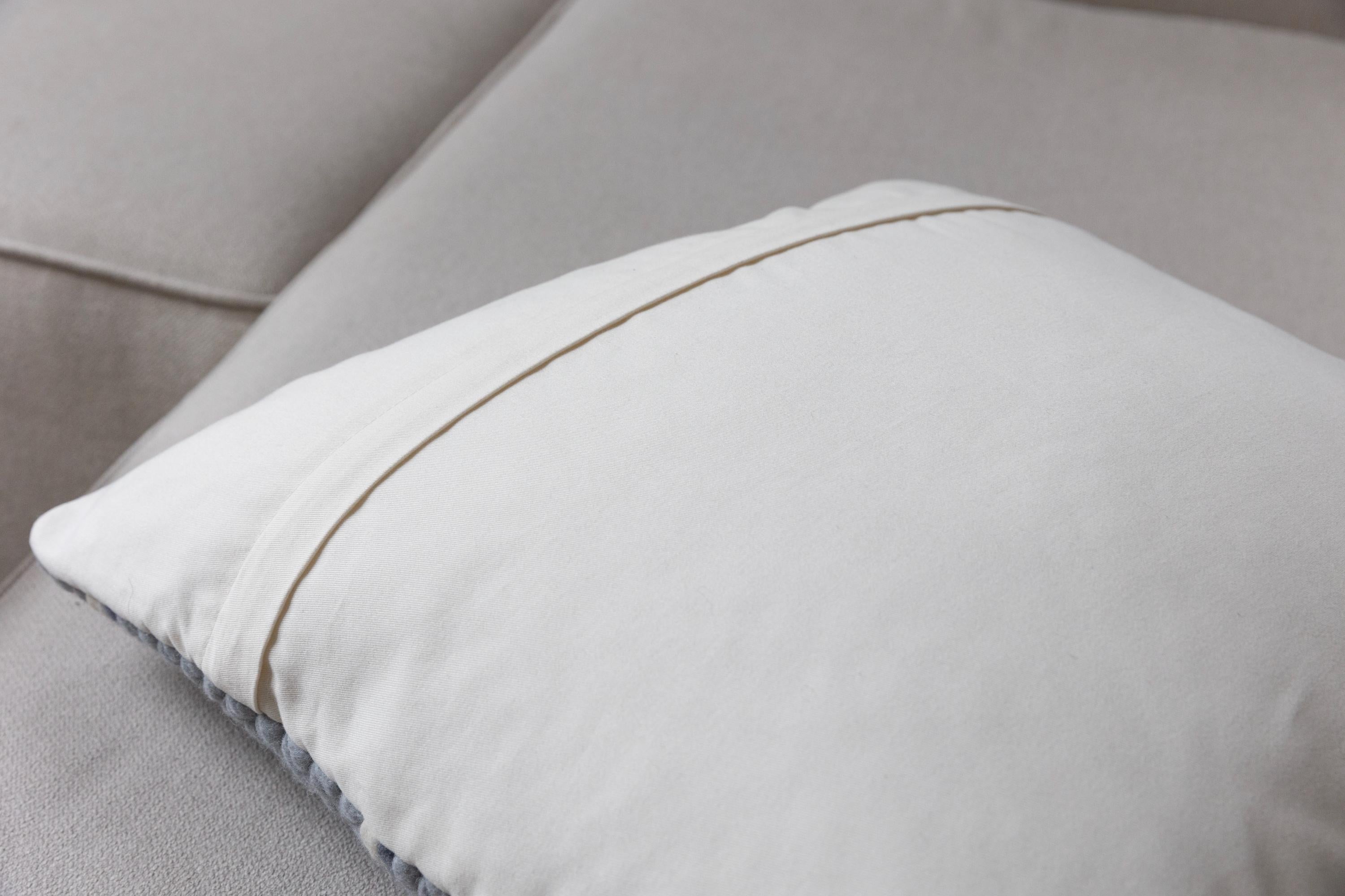 Merino Pillow Cover – Slate Blue