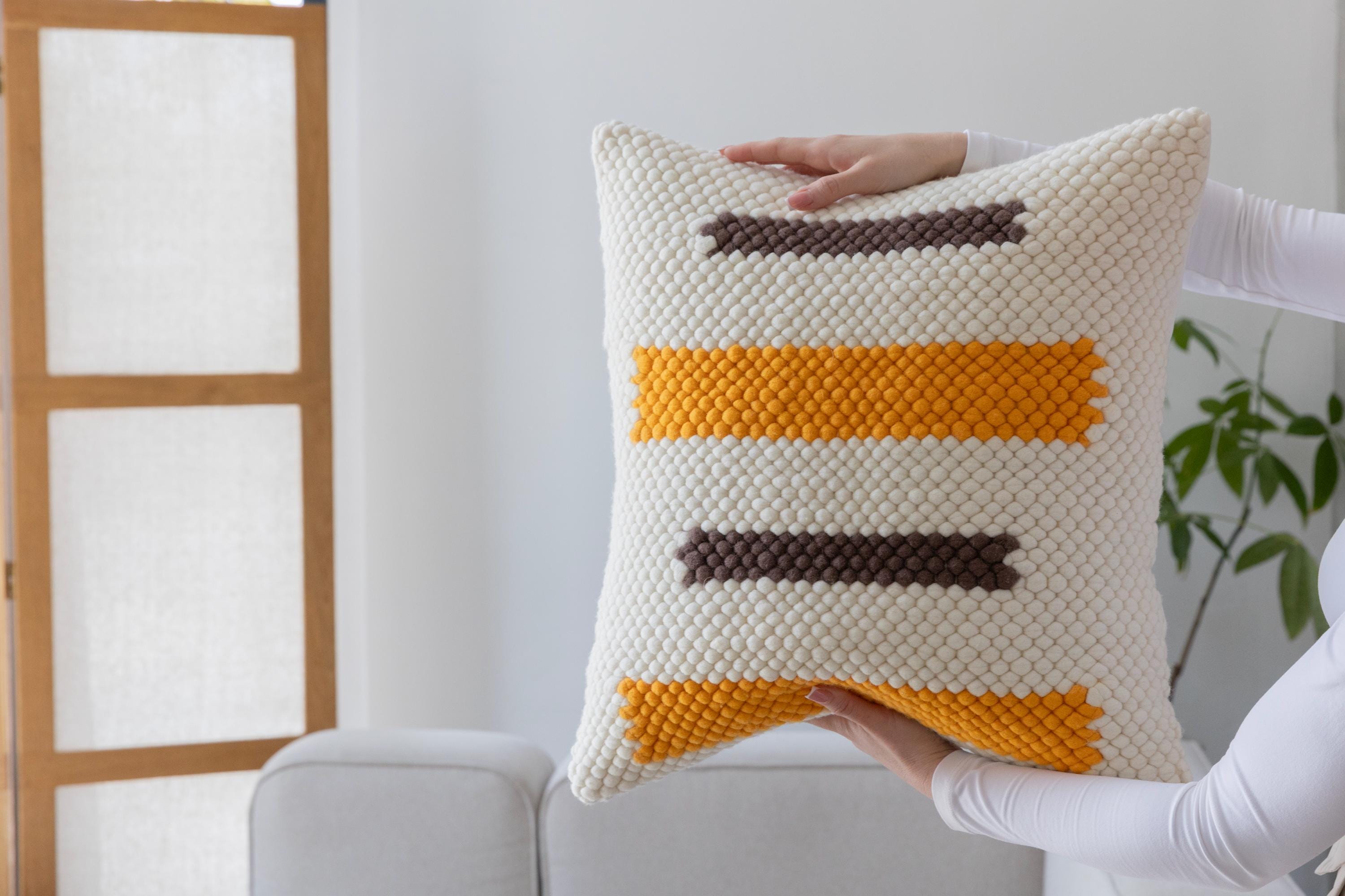 Merino Pillow Cover – Artisan Texture