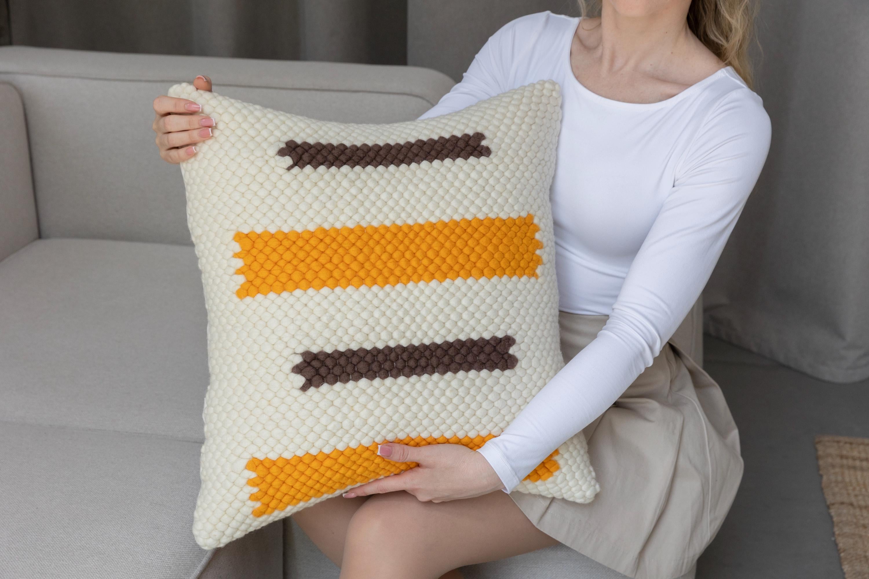 Merino Pillow Cover – Artisan Texture