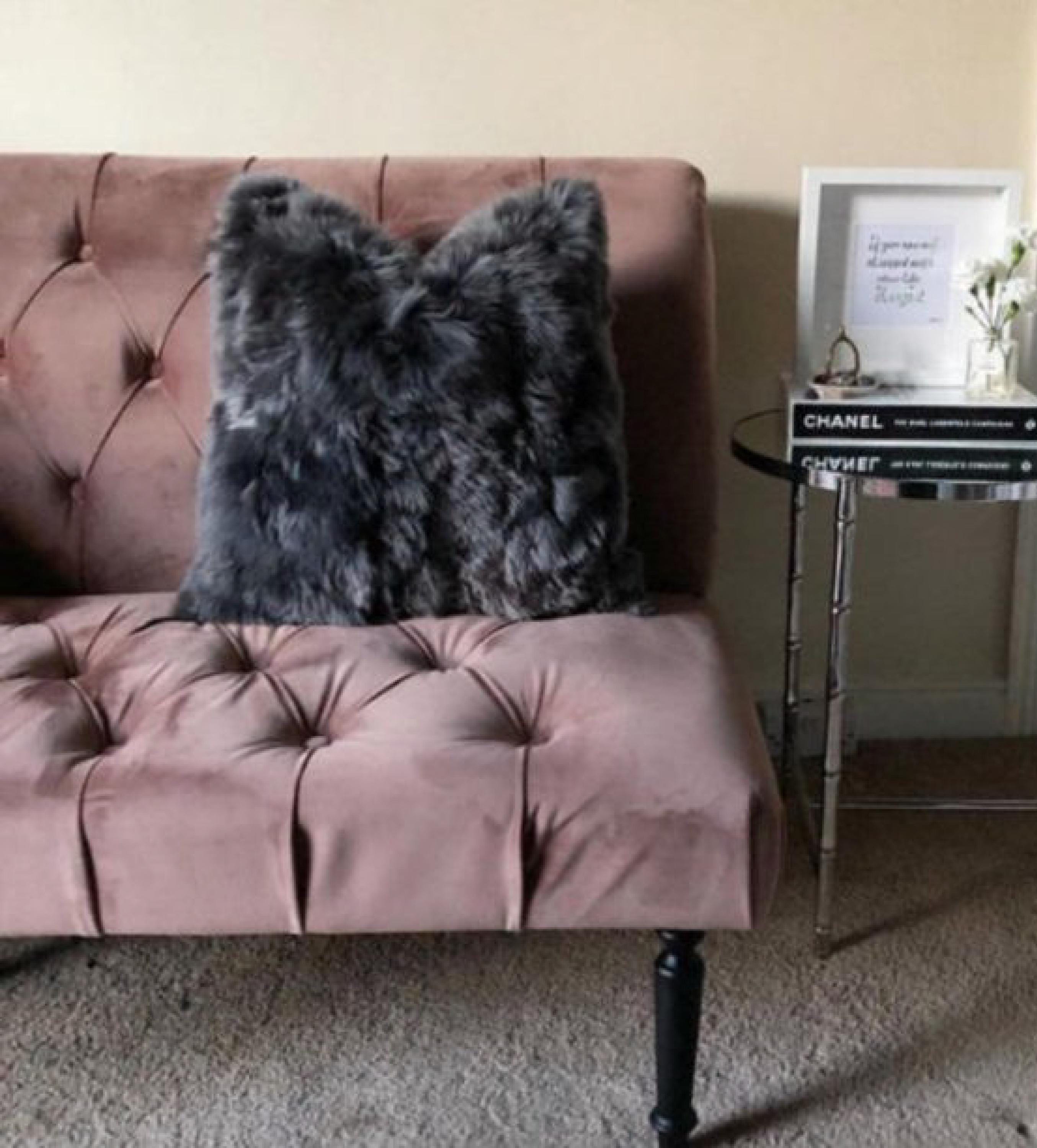 Alpaca Pillow Cover – Dark Grey