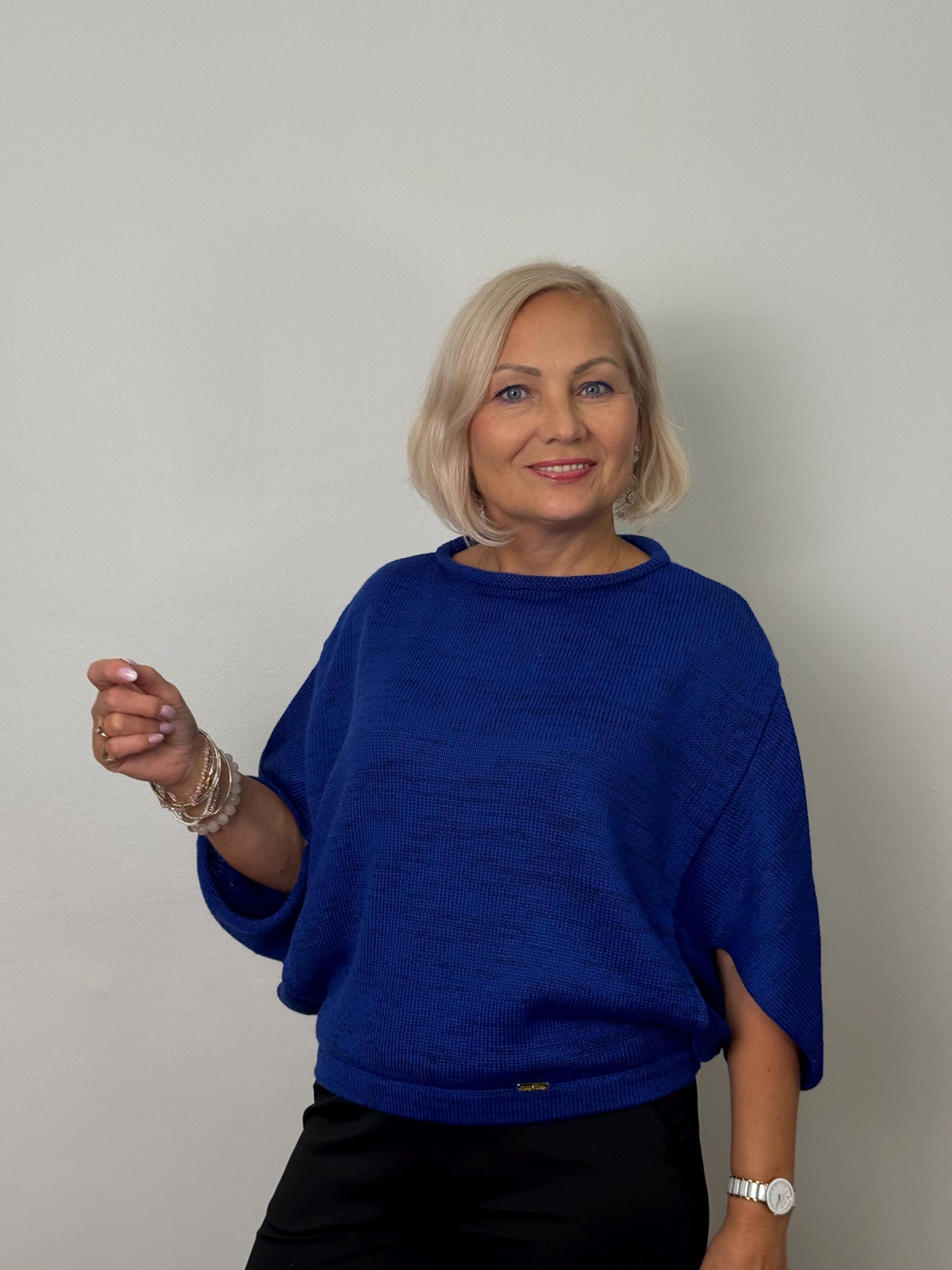 Merino Wool Sweater – Hand-Knit