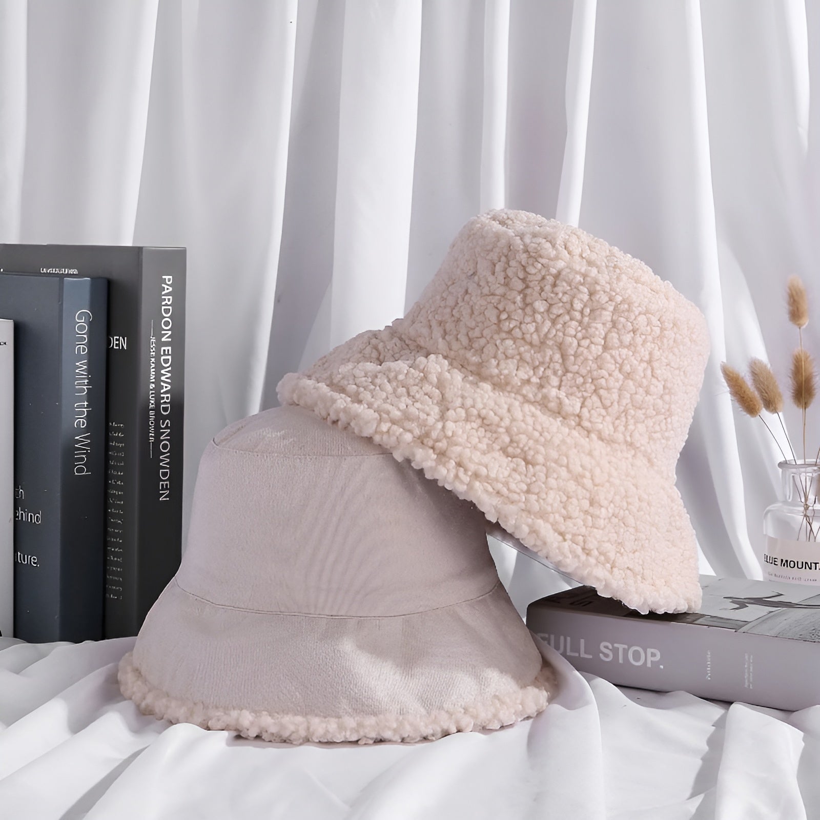 Lamb Wool Reversible Hat Luxe Warmth Meets Versatile Style - Alpaca House