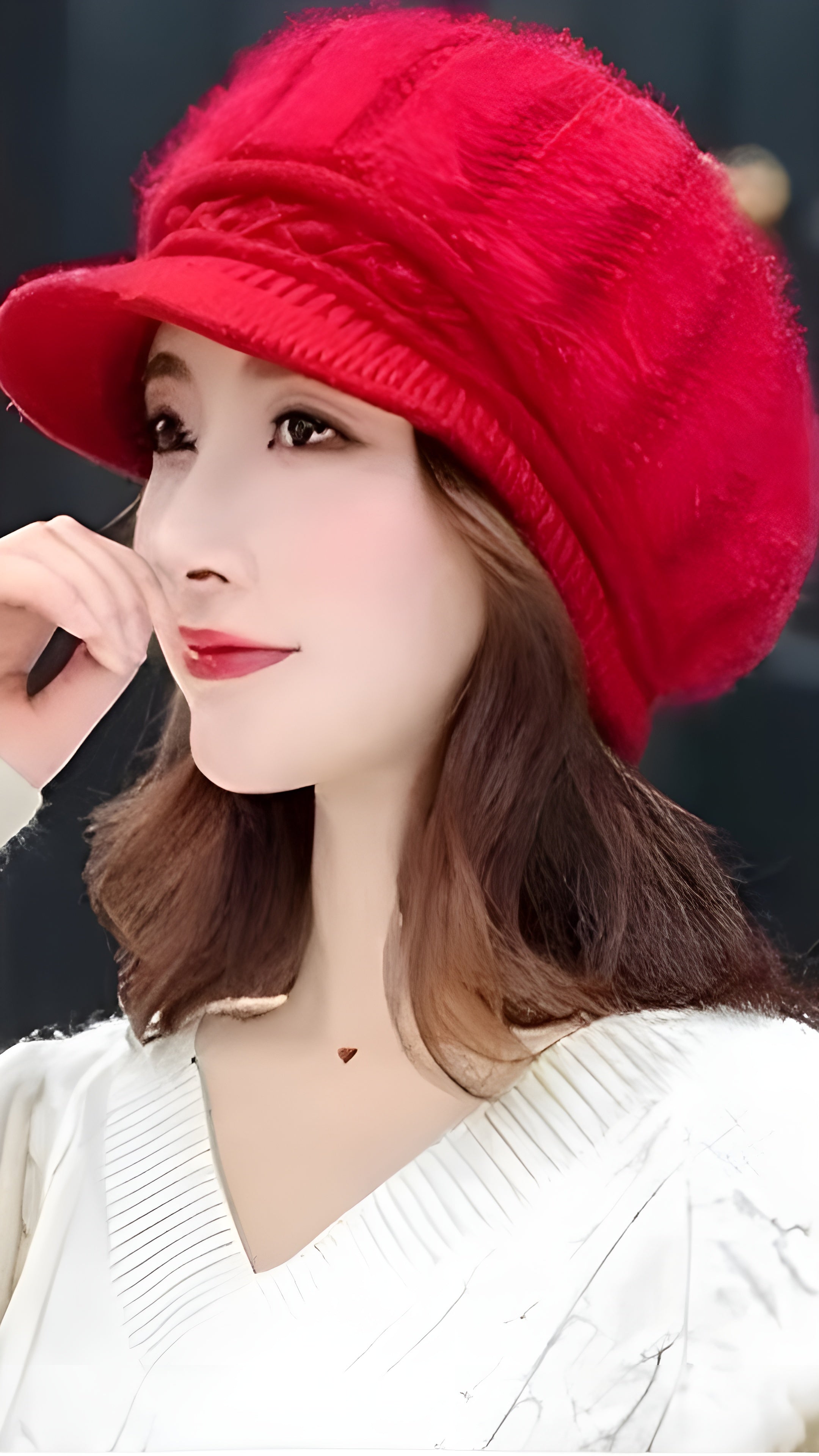 Rabbit Wool Knit Hat Feather - Soft Luxury & Gentle Warmth - Alpaca House