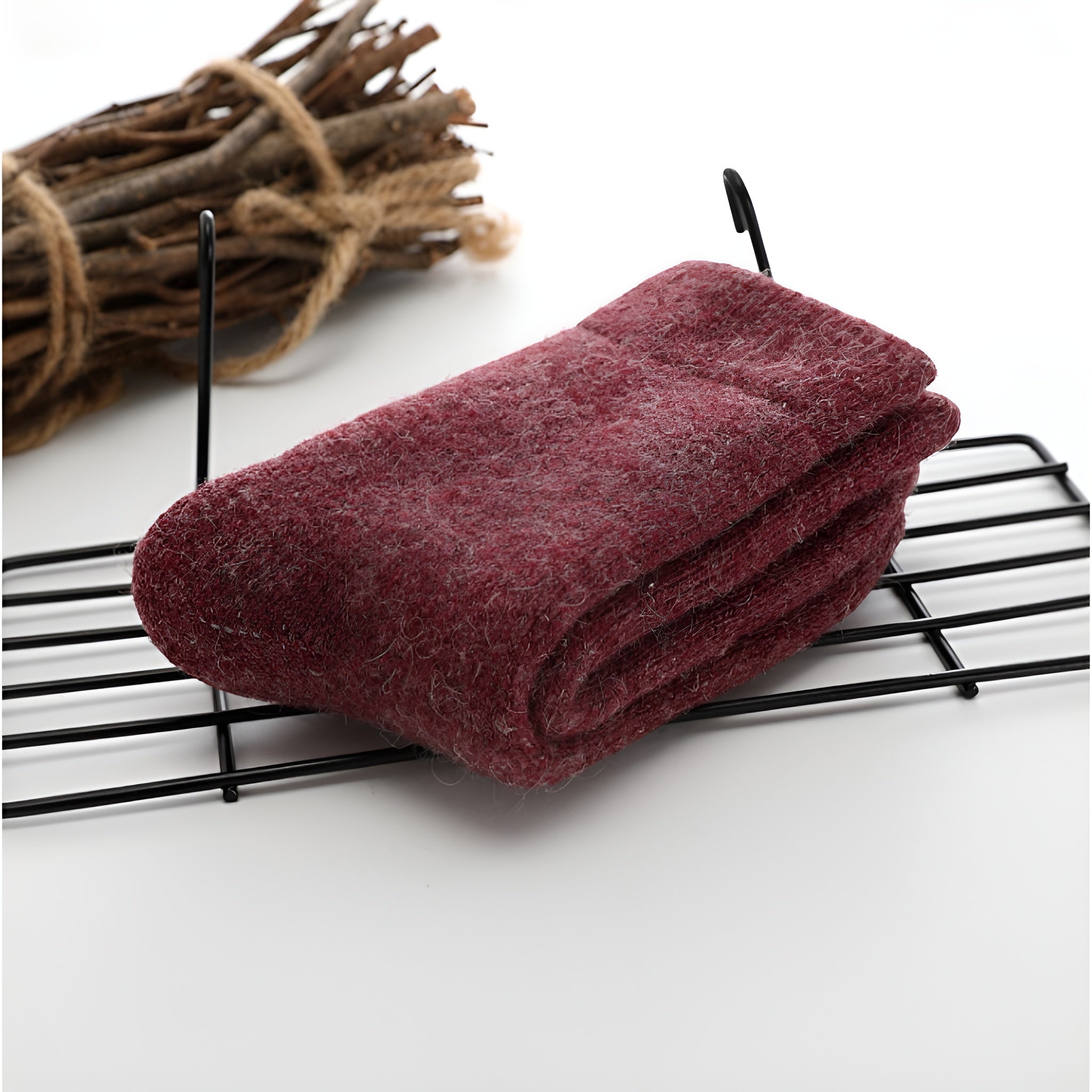 Thick Wool & Cashmere Socks Plush Warmth with Cozy, Luxurious Comfort - Alpaca House