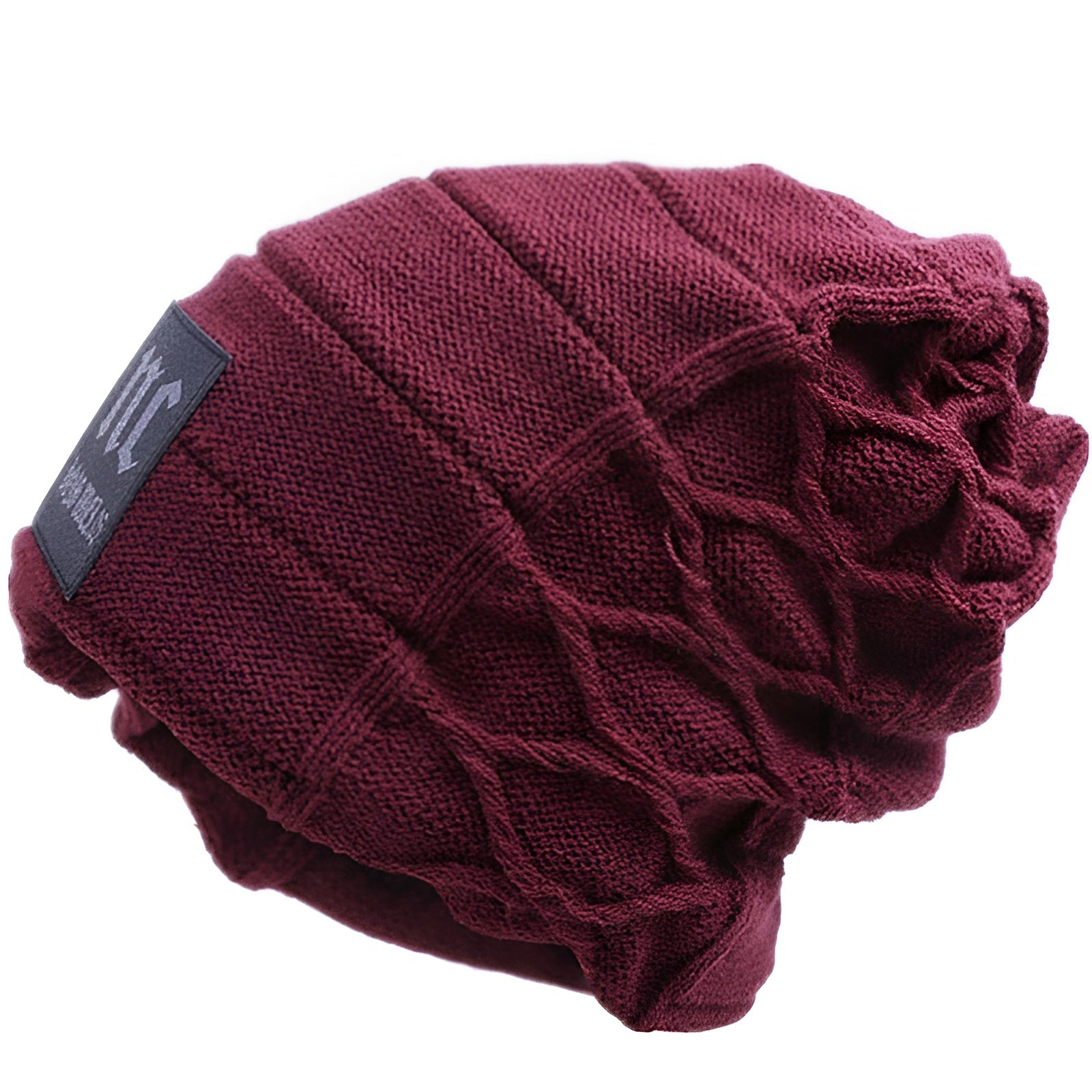 Wool Knit Fleece - Lined Cap Premium Warmth for Men - Alpaca House