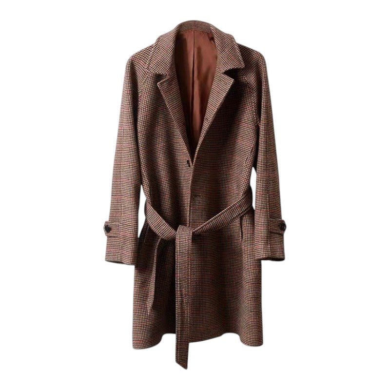 Wool Retro Men's Overcoat Classic Elegance with Modern Winter Warmth - Alpaca House