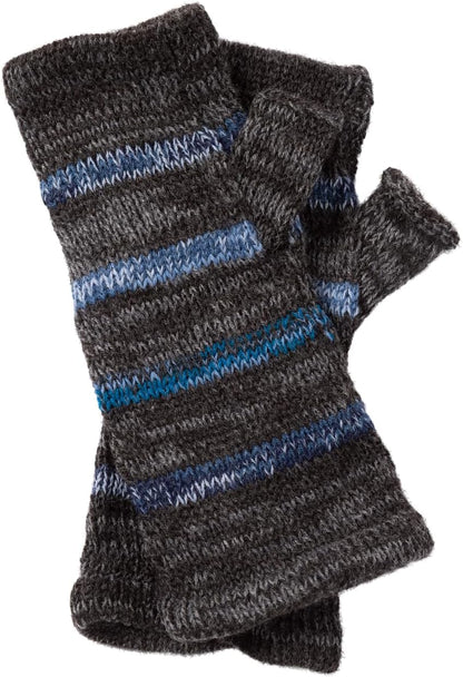 Alpaca Fingerless Gloves – Handmade