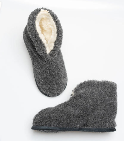 Merino Wool Slippers – Non-Slip Sheepskin