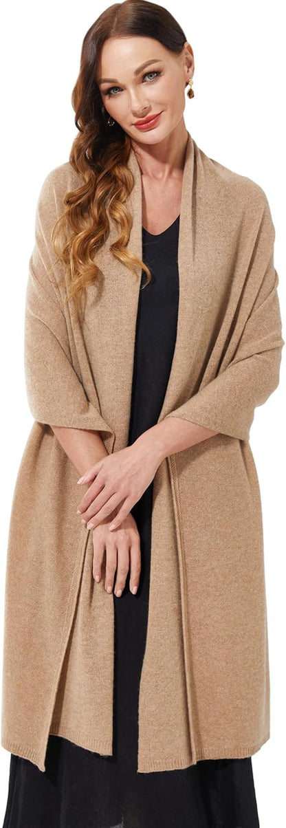 Cashmere Scarf Knitted – Extra Large