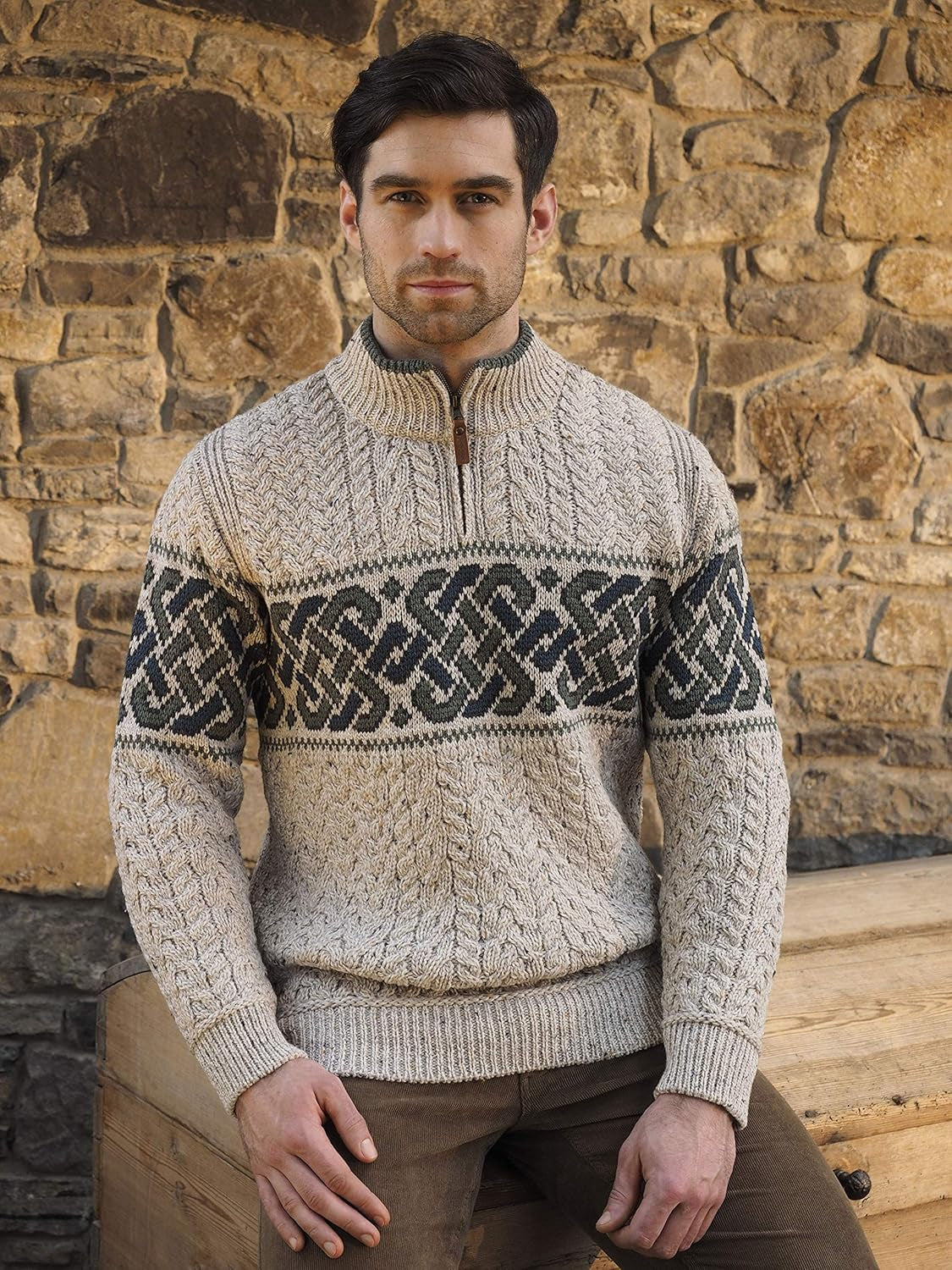 Half-Zip Merino Sweater – Modern Comfort