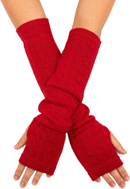 Handloomed Alpaca Gloves – Artisan Fingerless Style