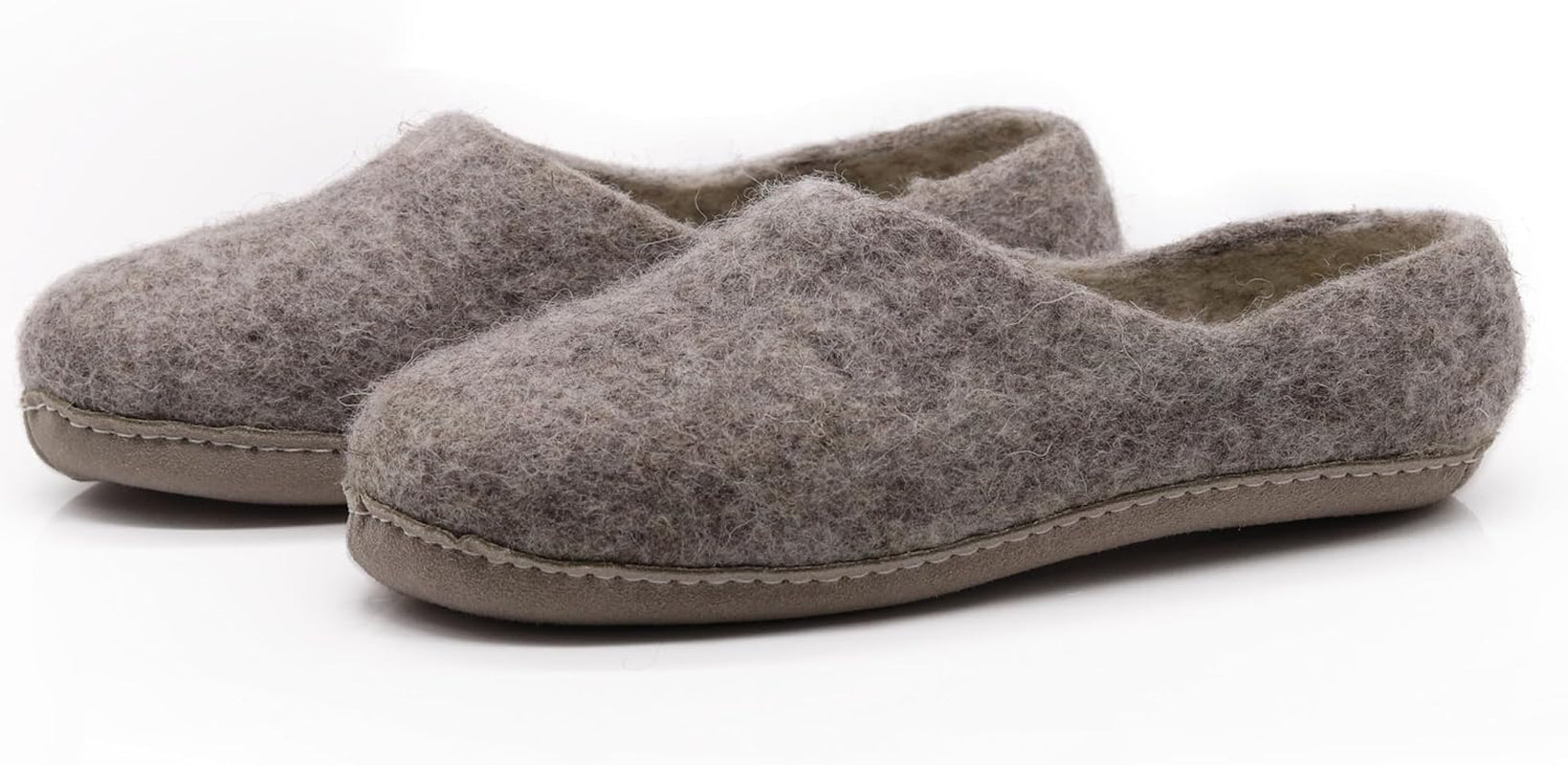 Merino Wool Felt Slippers – Comfortable
