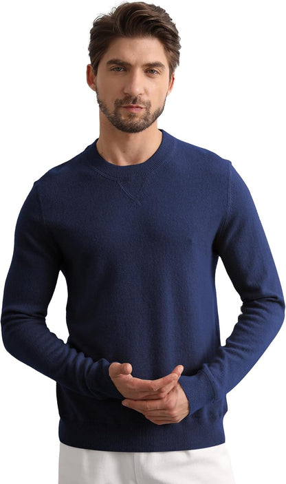 Cashmere Men's Sweater – Essential Base Crewneck