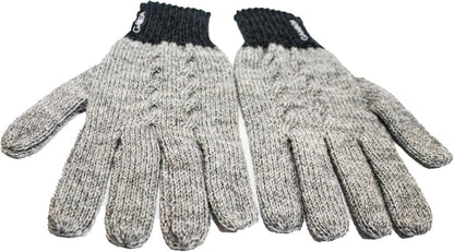 Alpaca Wool Gloves for Women Winter Knit Mittens for Womens