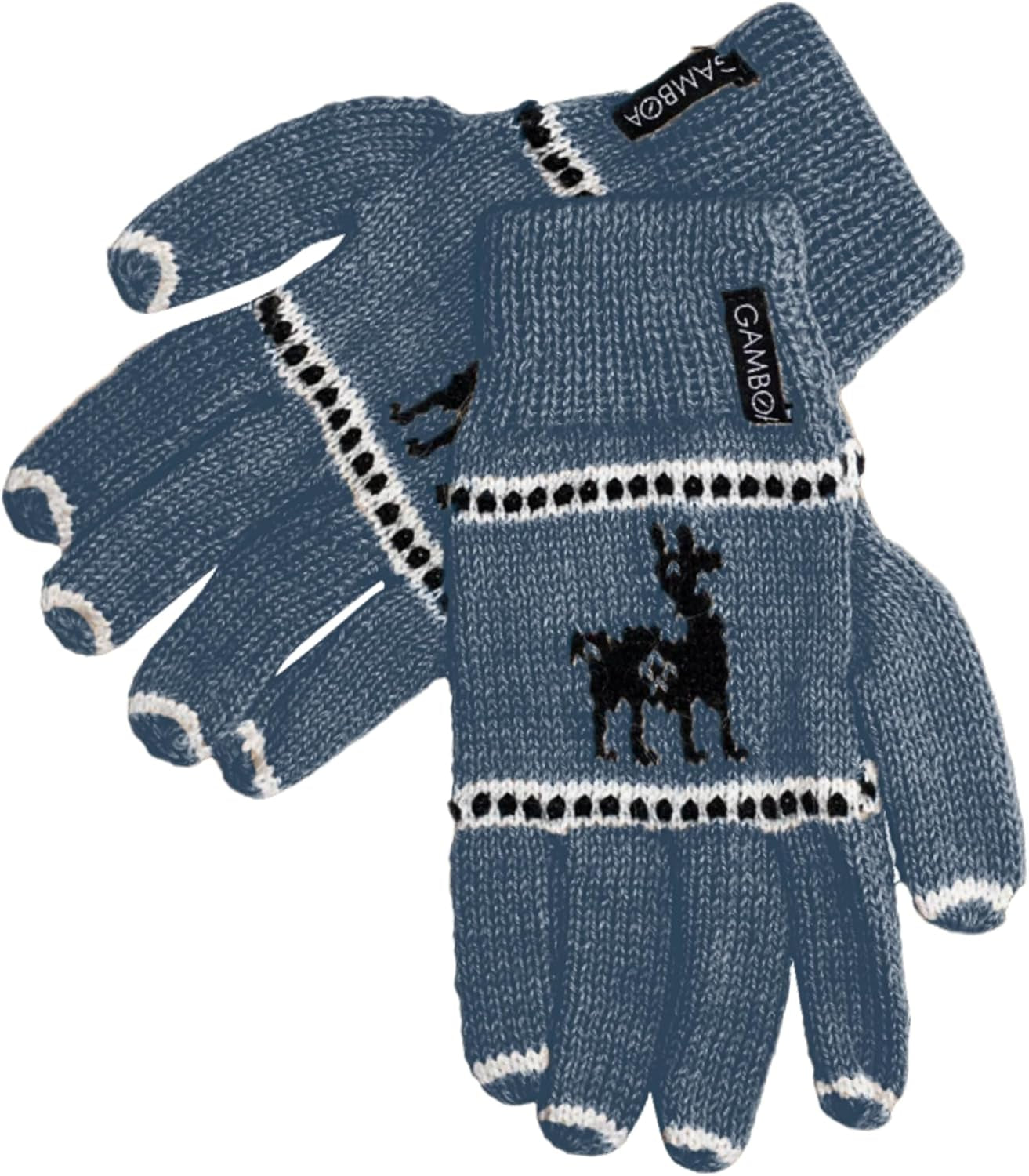 Alpaca Wool Gloves for Women Winter Knit Mittens for Womens