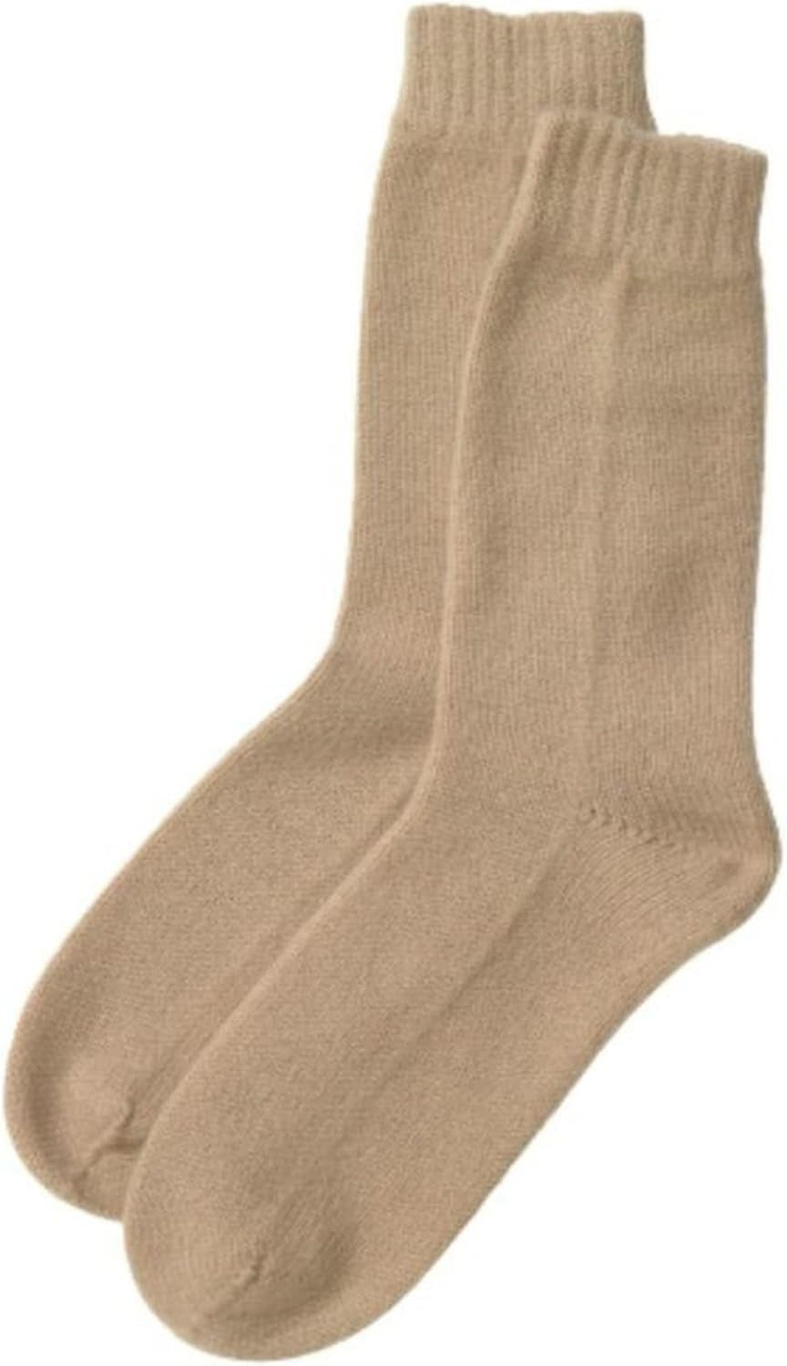 Cashmere Socks – Camel Beige