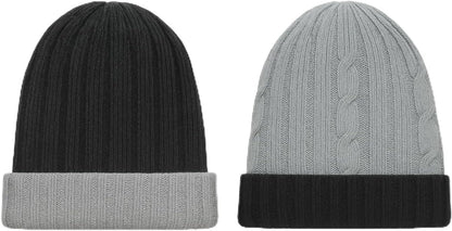 Alpaca Beanie – Reversible Design