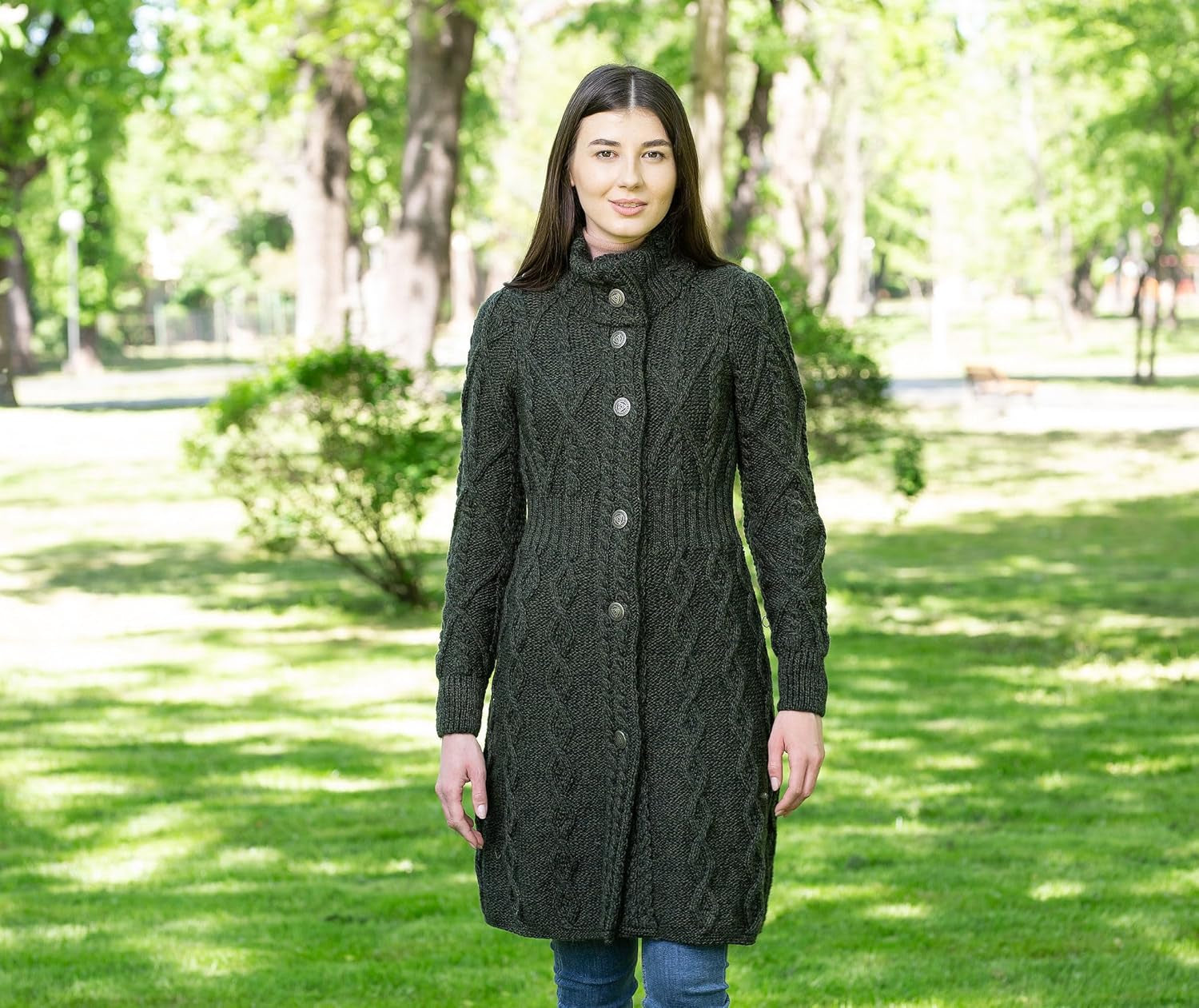 Merino Knitted Jacket –Textured Knit