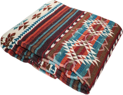 Alpaca Wool Throw Blanket – Native Pattern