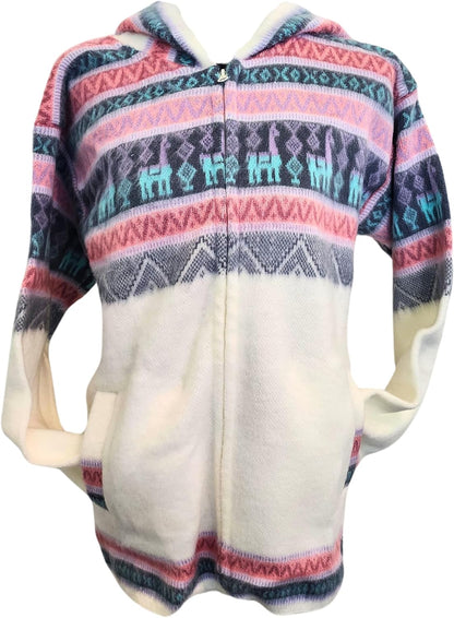 Alpaca Knit Sweater – Classic Fit, Soft Blue