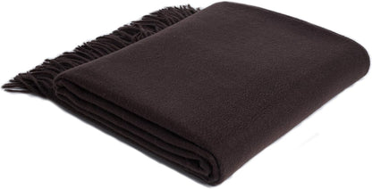 Cashmere Throw Blanket – Luxury Black