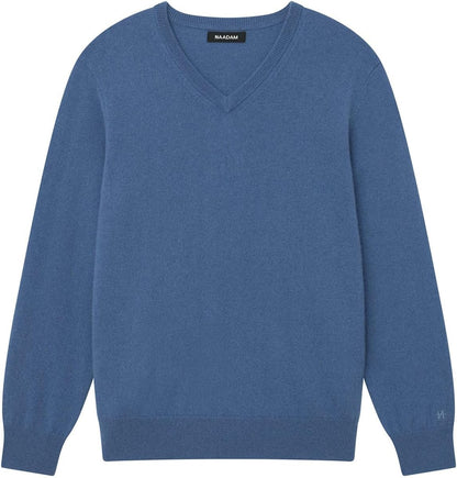 Men’s Cashmere V-Neck Sweater – Modern