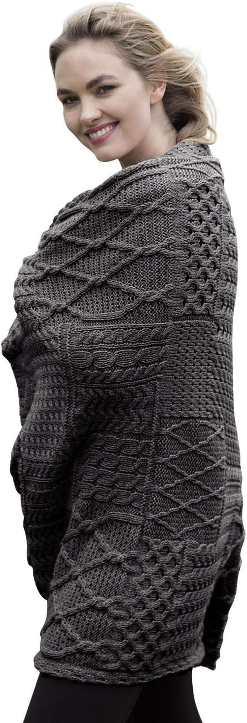 Merino Wool Throw Blanket - Patchwork 