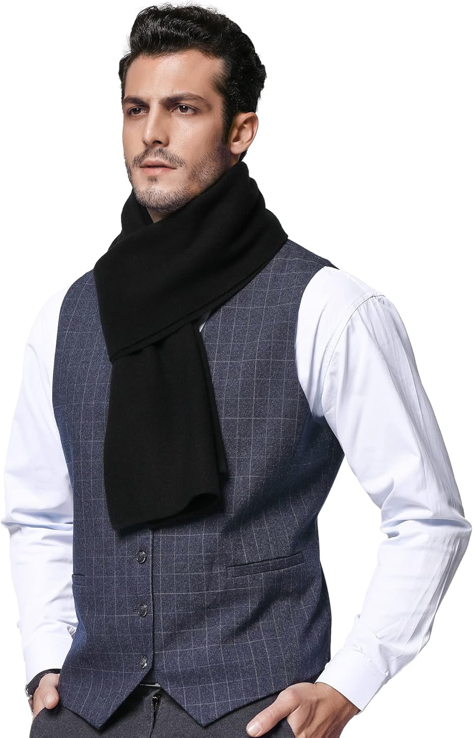 Merino Knitted Scarf – Elegant & Soft