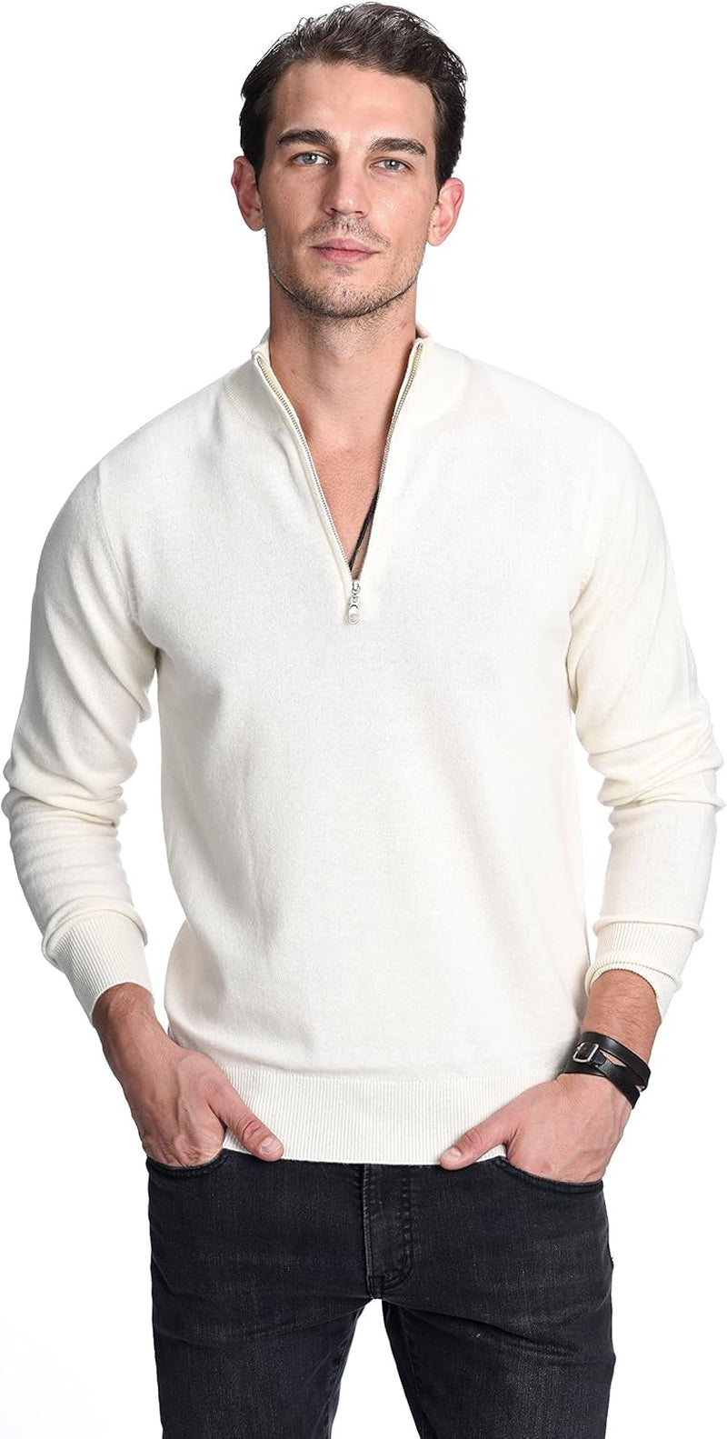 Cashmere Men’s Sweater – Lightweight
