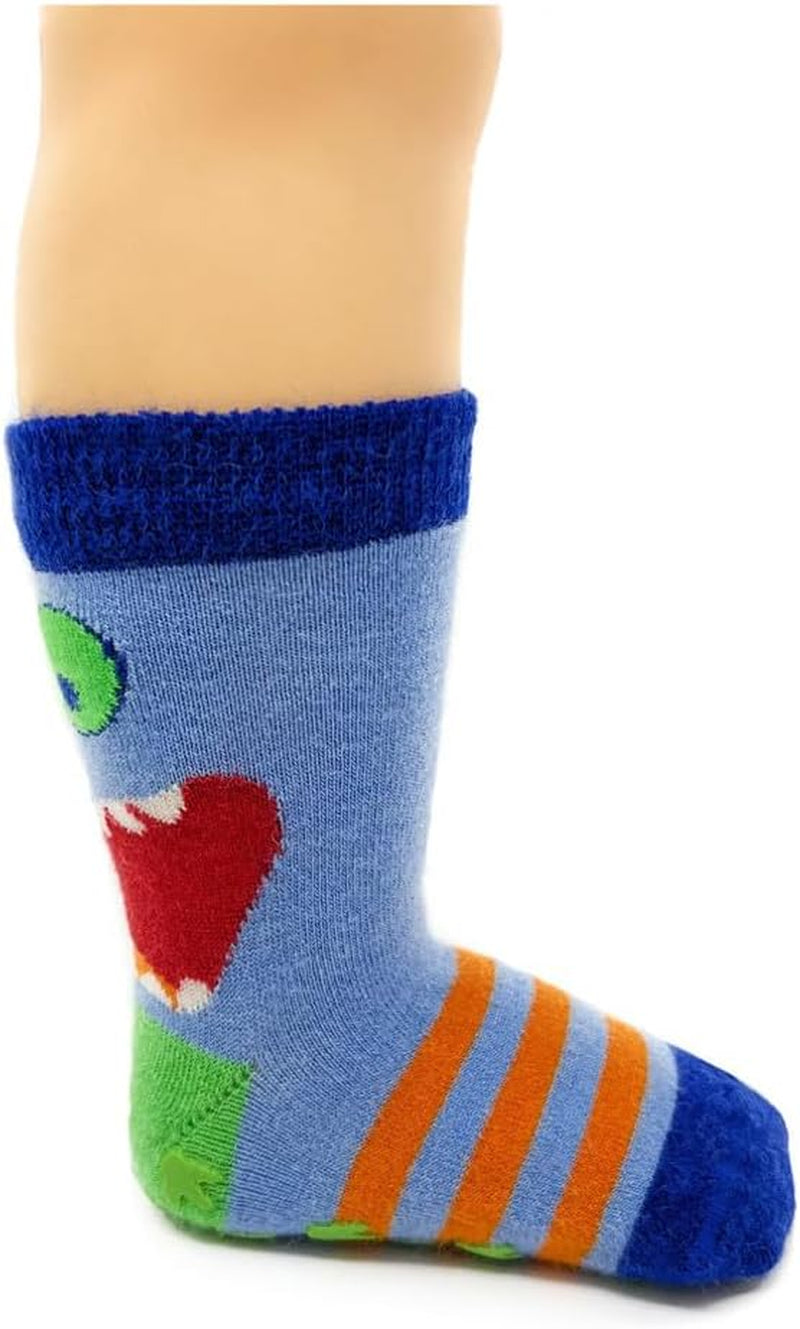 Monster Non-Skid Alpaca Socks – Cozy for Kids