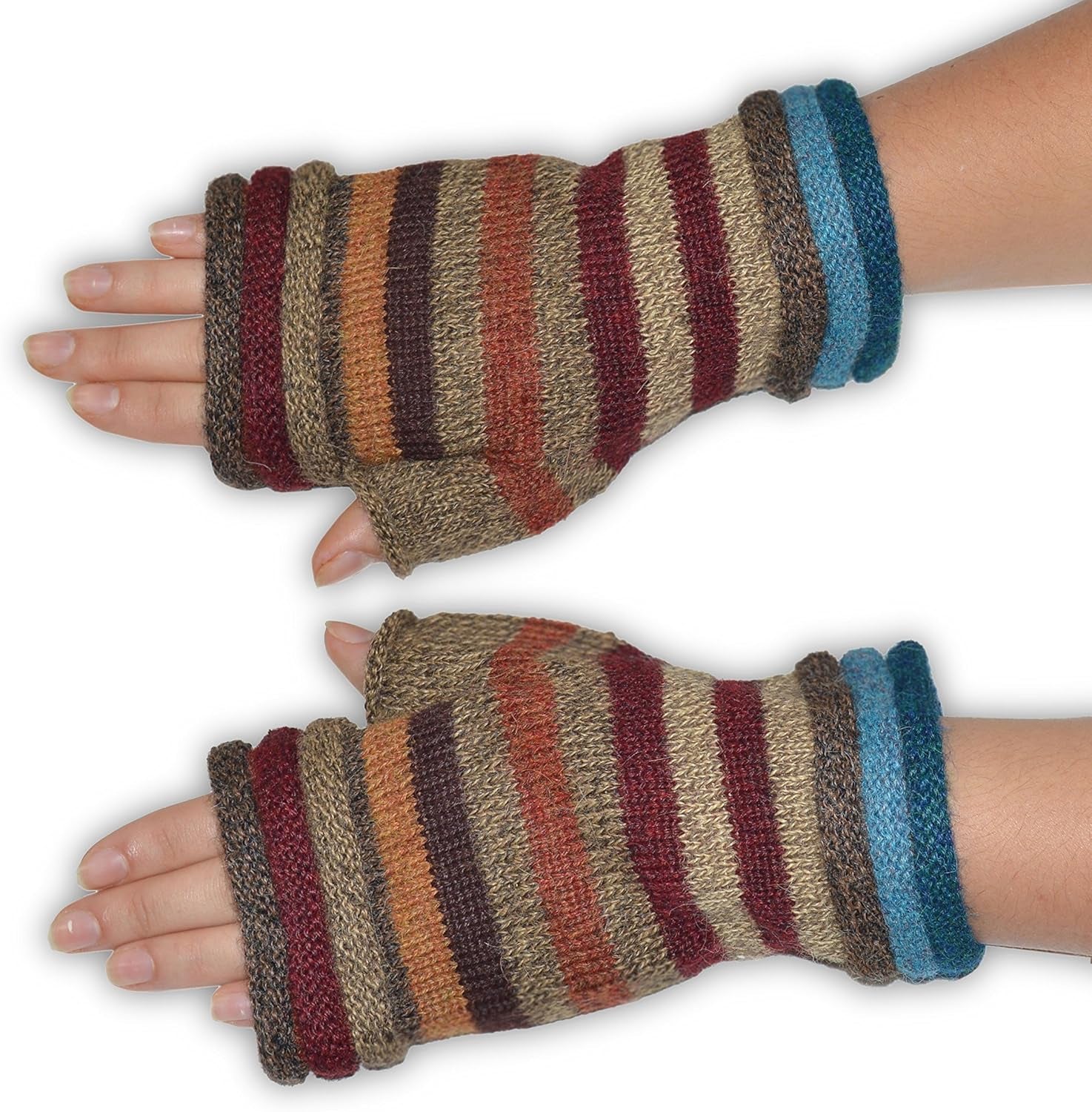 Alpaca Wool Gloves – Colorful