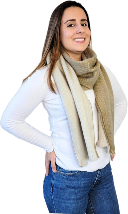 Alpaca Wool Scarf – Ecuadorian Handwoven