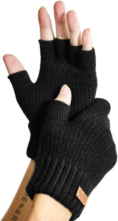 Fingerless Alpaca Gloves – Soft & Functional