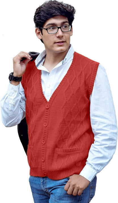 Alpaca Vest – Island Pattern