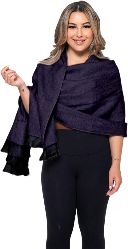 Alpaca Wool Shawl – Handcrafted Elegance