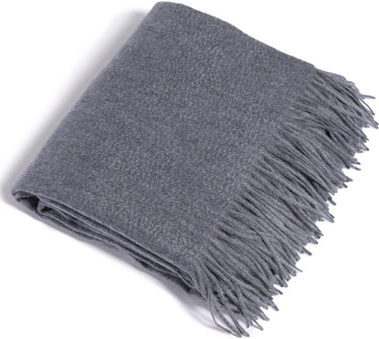 Cashmere Throw Blanket – Ultra-Soft