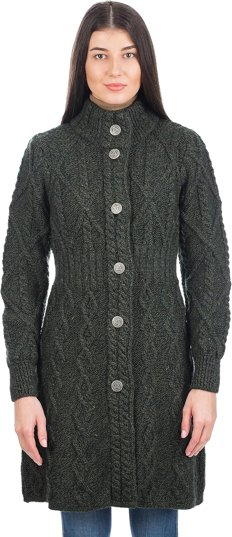 Merino Knitted Jacket –Textured Knit